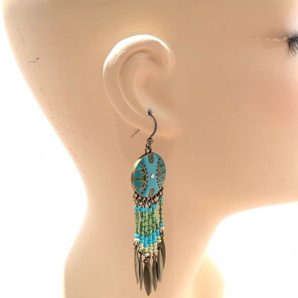 Dangle southwestern earrings - Picture 6 of 6